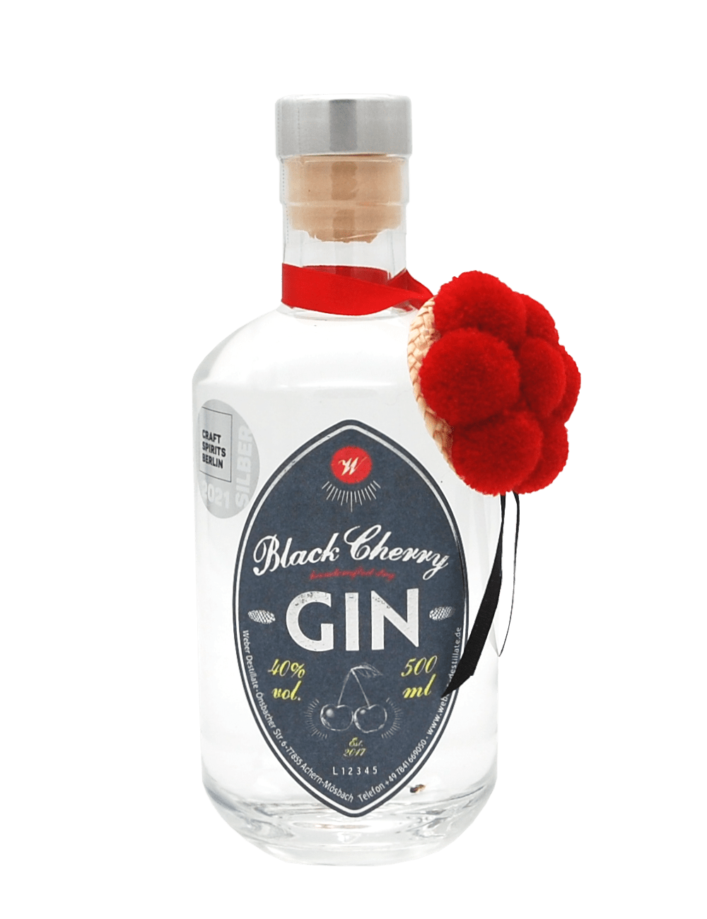 Black Cherry Gin Gins & Edelbrände Spirits of Blackforest
