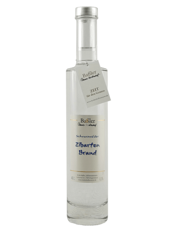 Zibärtle Schnaps von der Heidenhofbrennerei Baßler