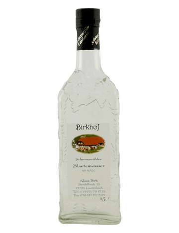 Zibärtle Schnaps vom Birkhof aus dem Renchtal
