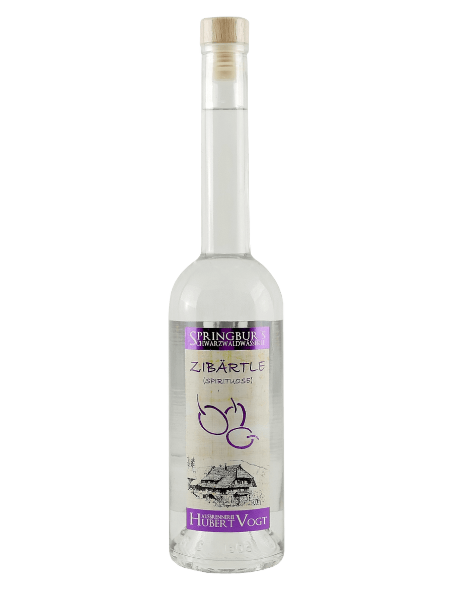 Zibärtle Schnaps vom Durbacher Springhof