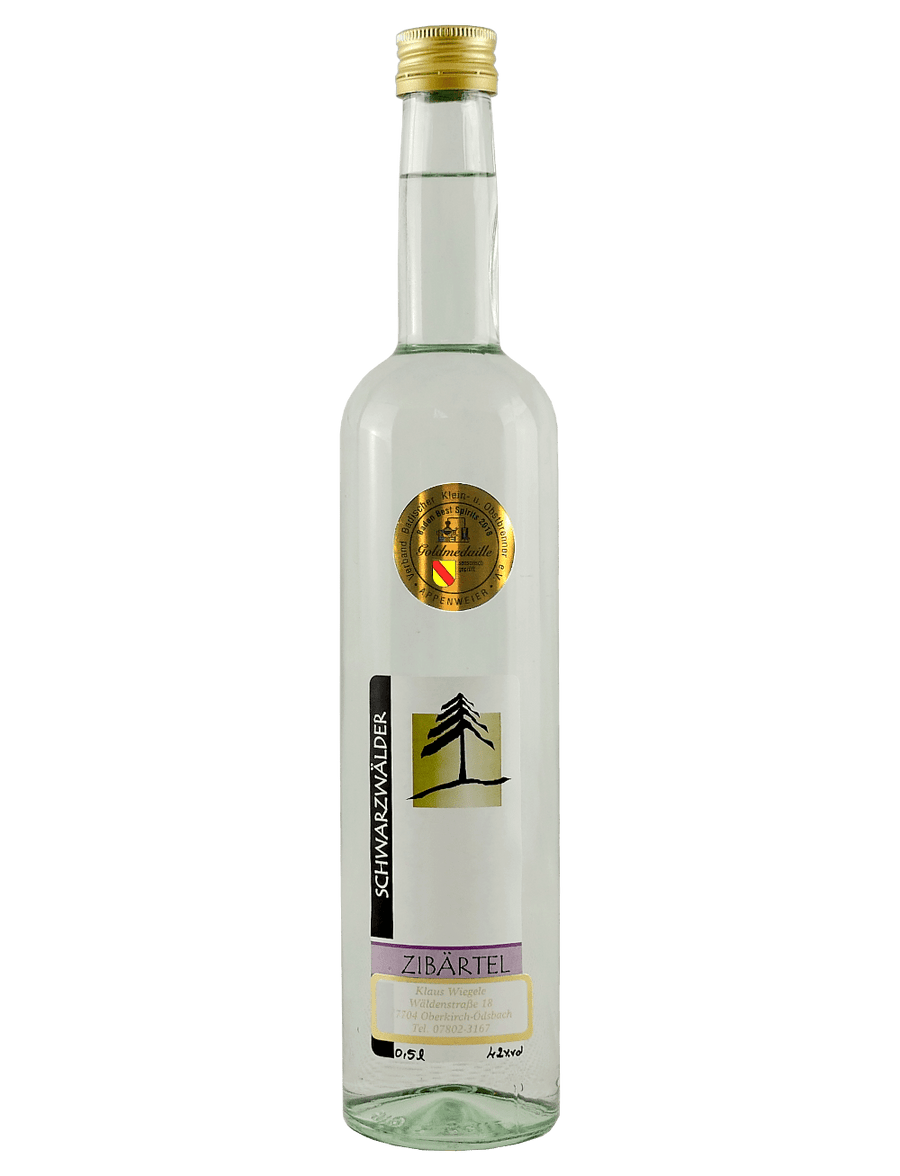 Zibärtle Schnaps aus der Brennerei Wiegele