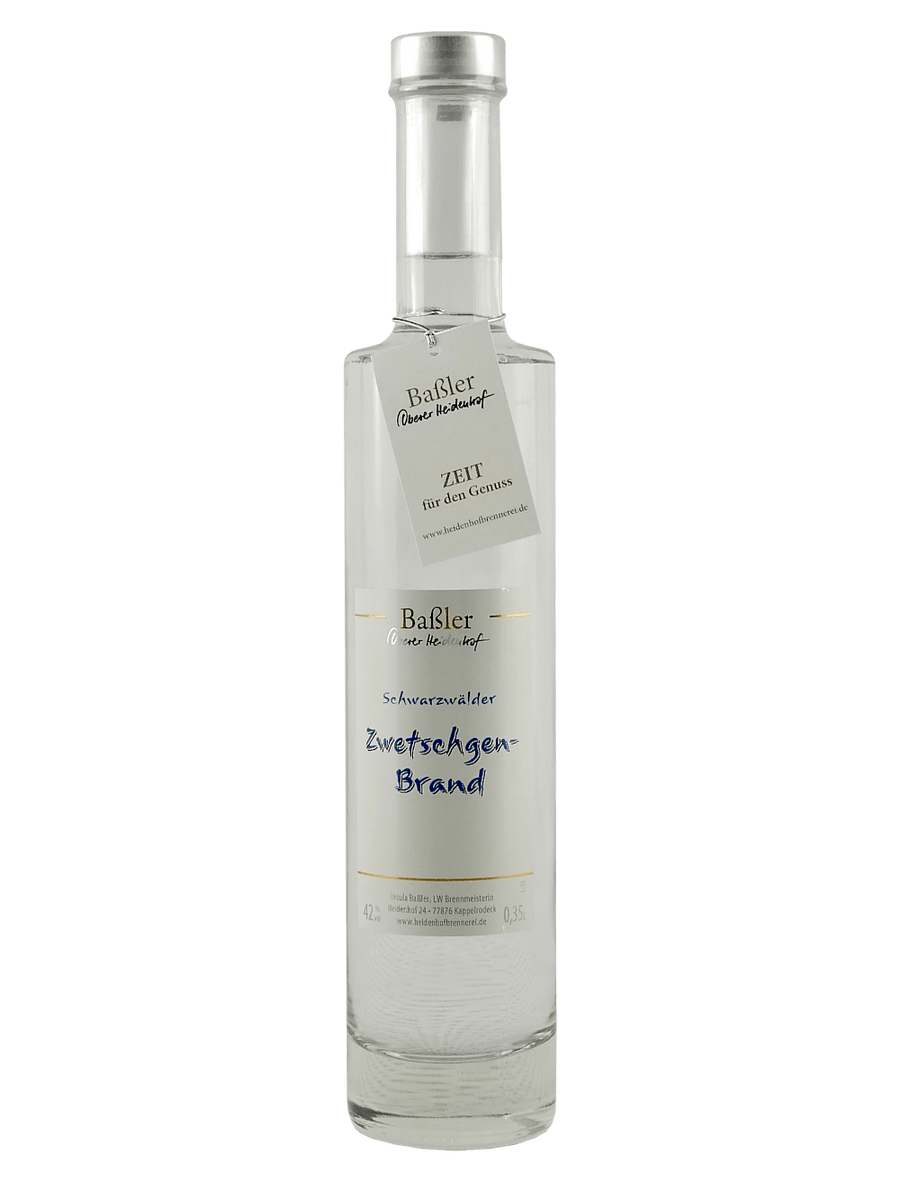 Zwetschgenschnaps von der Heidenhofbrennerei Baßler